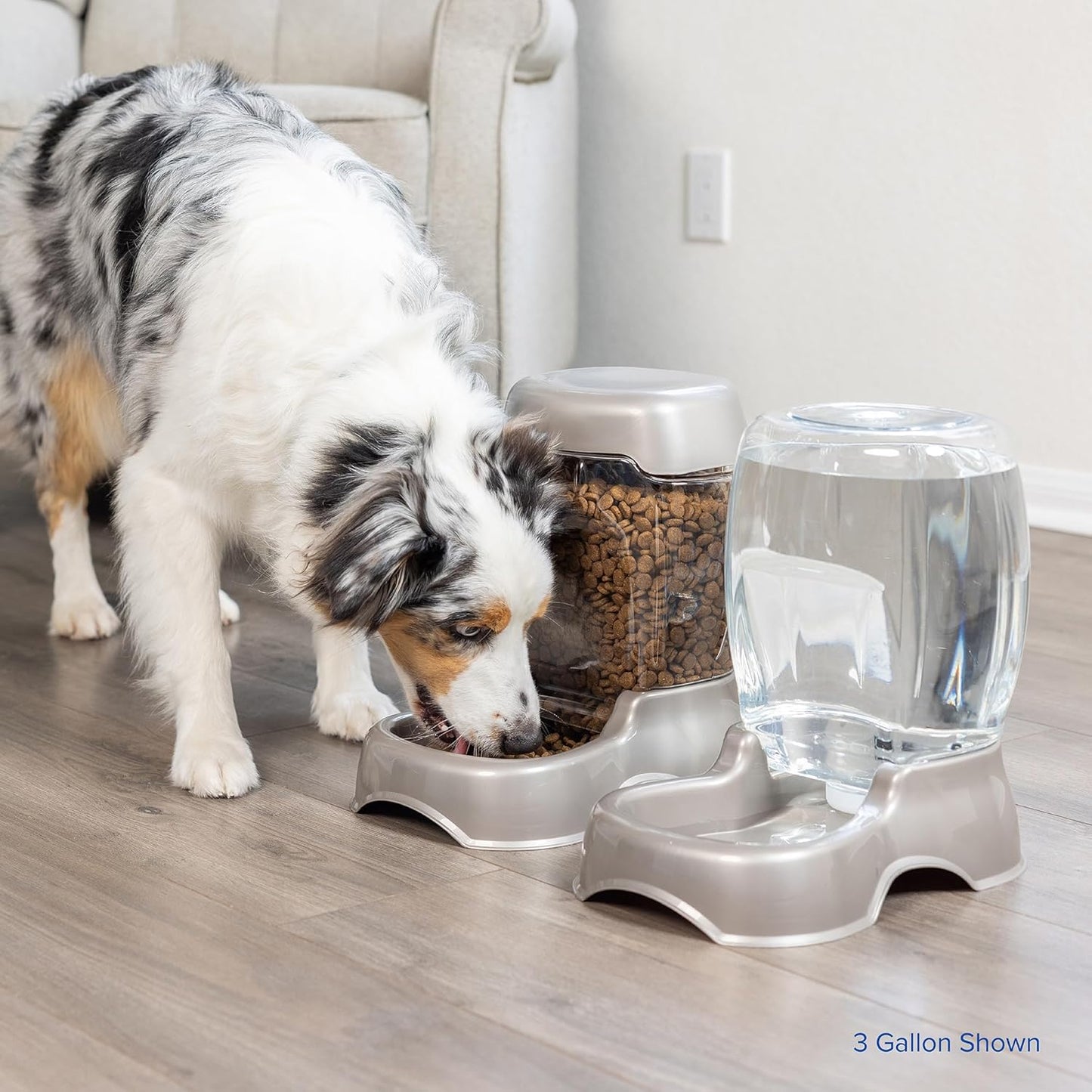 Large Capacity Gravity Pet Water Dispenser with Easy-Carry Cutouts – Automatic Refill Design for Cats & Dogs