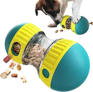 Interactive Dog Treat Dispensing Toy Ball – Slow Feeder Training Toy with Adjustable Outlet, Anti-Choking Design, 150g Capacity